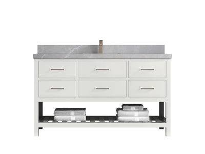 Parker 60 in. W x 22 in. D Single Sink Bathroom Vanity - Willow Bath and Vanity