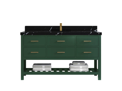 Parker 60 in. W x 22 in. D Single Sink Bathroom Vanity - Willow Bath and Vanity