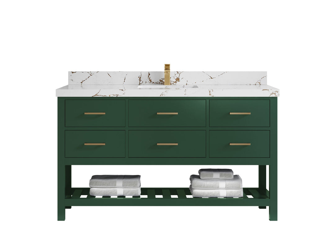Parker 60 in. W x 22 in. D Single Sink Bathroom Vanity - Willow Bath and Vanity