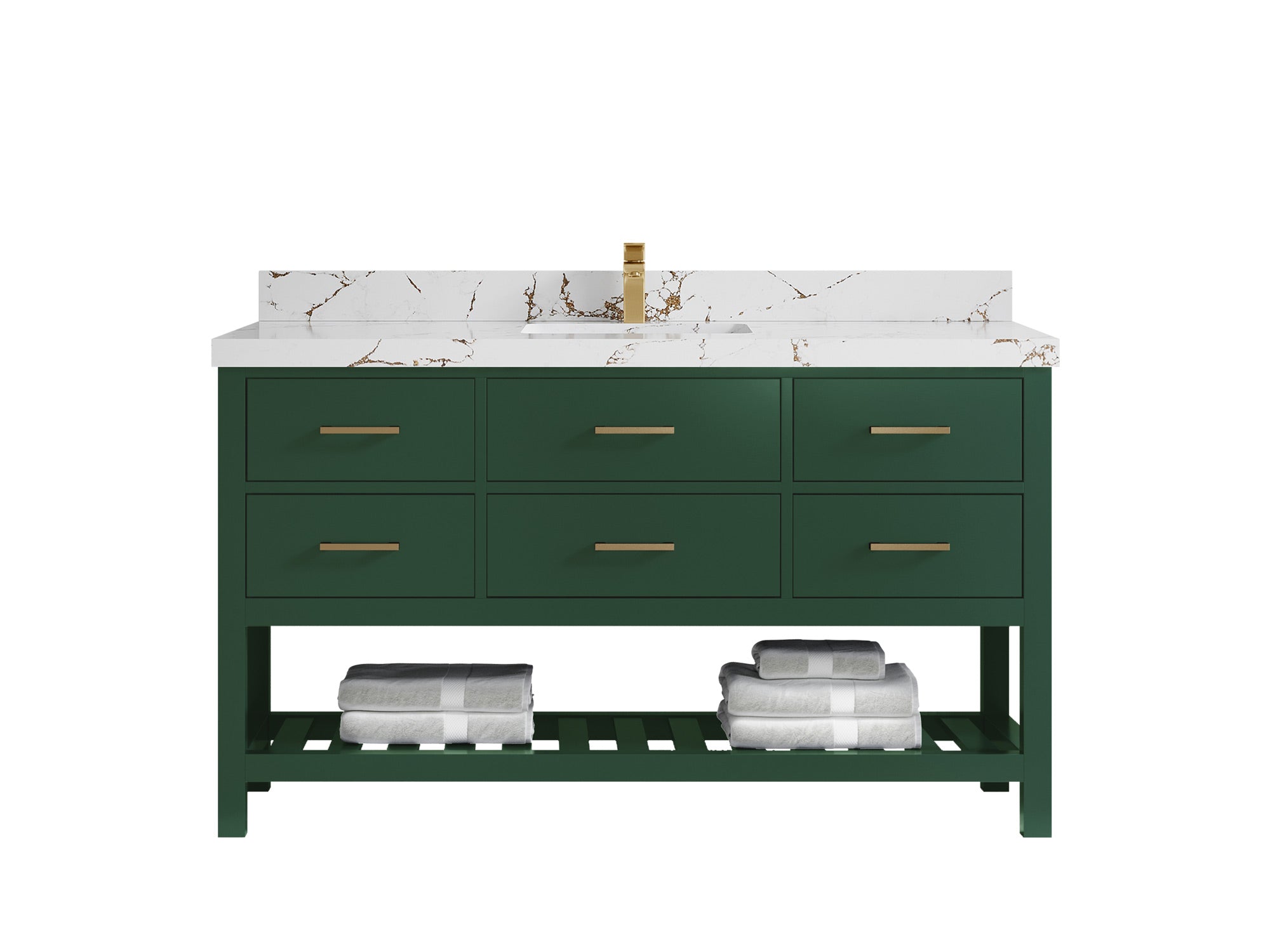 Parker 60 in. W x 22 in. D Single Sink Bathroom Vanity - Willow Bath and Vanity