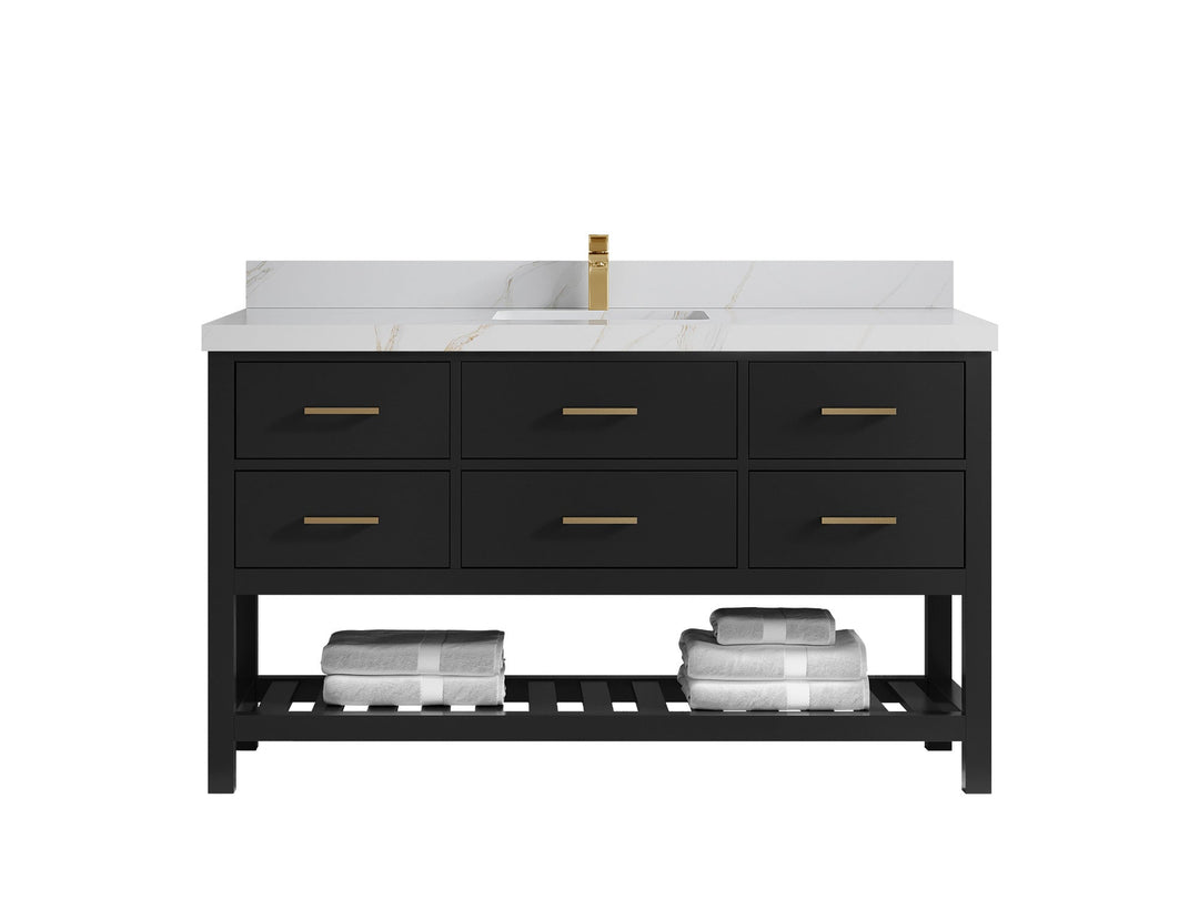 Parker 60 in. W x 22 in. D Single Sink Bathroom Vanity - Willow Bath and Vanity
