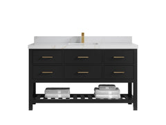 Parker 60 in. W x 22 in. D Single Sink Bathroom Vanity - photo 22