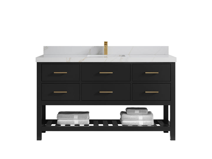 Parker 60 in. W x 22 in. D Single Sink Bathroom Vanity - photo 22