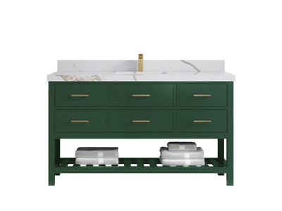 Parker 60 in. W x 22 in. D Single Sink Bathroom Vanity - Willow Bath and Vanity