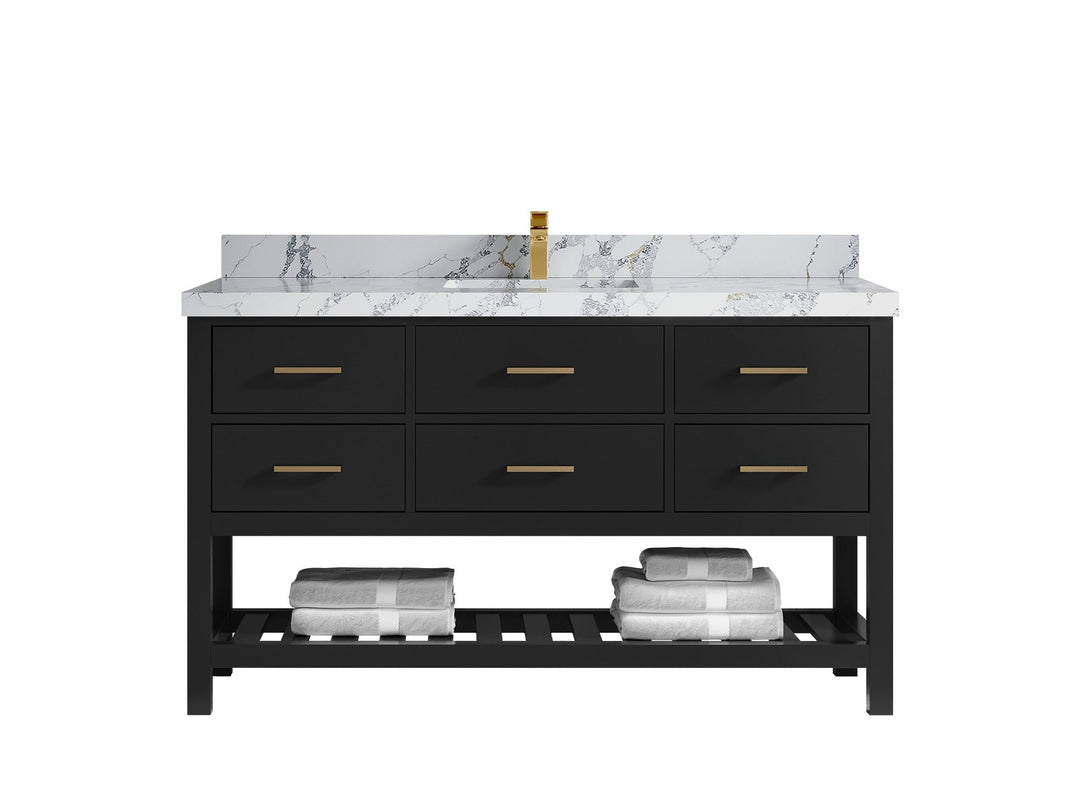 Parker 60 in. W x 22 in. D Single Sink Bathroom Vanity - Willow Bath and Vanity