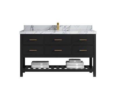Parker 60 in. W x 22 in. D Single Sink Bathroom Vanity - Willow Bath and Vanity