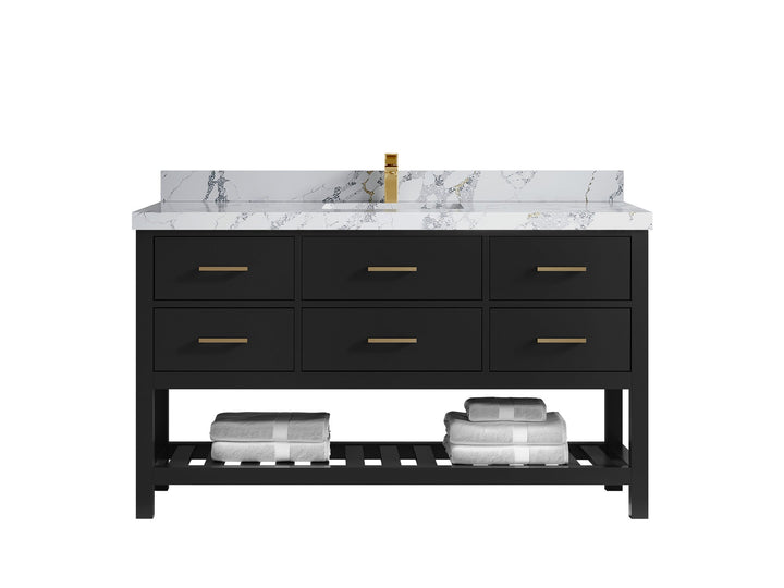 Parker 60 in. W x 22 in. D Single Sink Bathroom Vanity - photo 24