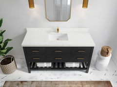Parker 60 in. W x 22 in. D Single Sink Bathroom Vanity - photo 11