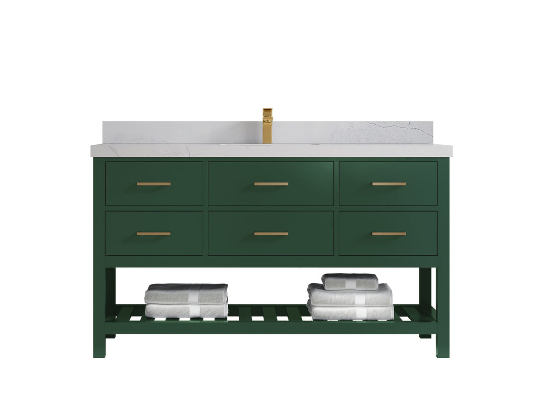 Parker 60 in. W x 22 in. D Single Sink Bathroom Vanity - Willow Bath and Vanity