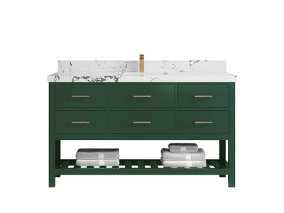 Parker 60 in. W x 22 in. D Single Sink Bathroom Vanity - Willow Bath and Vanity