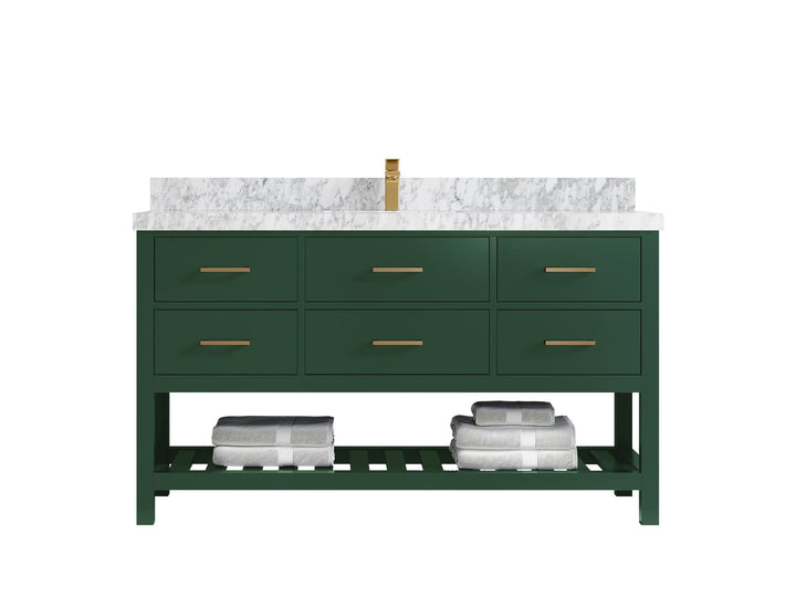 Parker 60 in. W x 22 in. D Single Sink Bathroom Vanity - photo 8