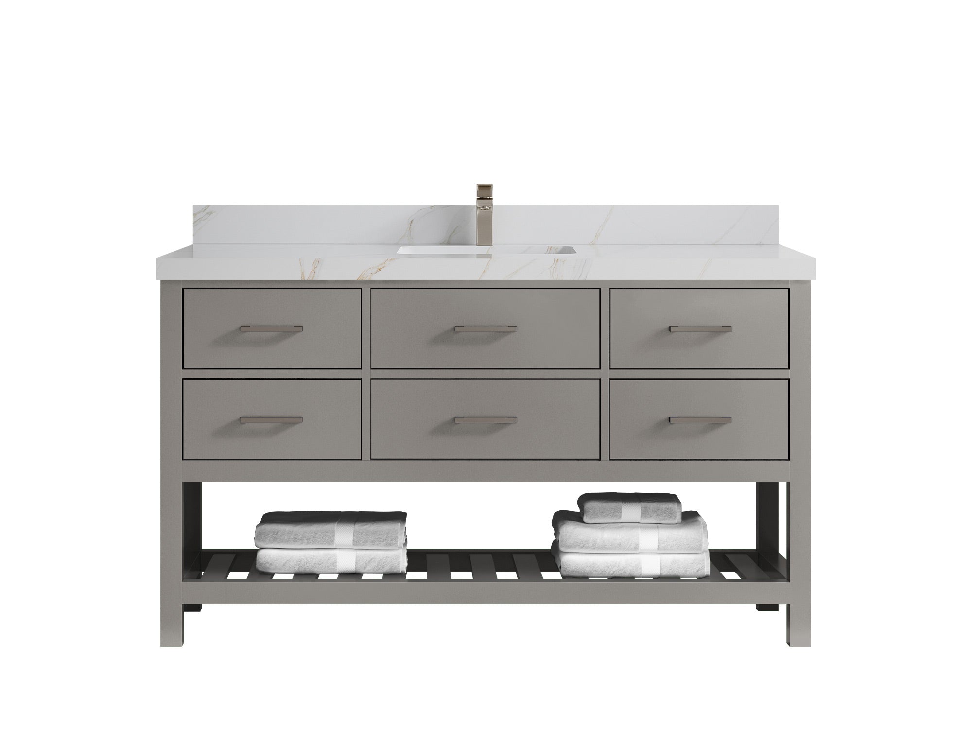 Parker 60 in. W x 22 in. D Single Sink Bathroom Vanity - Willow Bath and Vanity