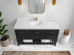 Parker 60 in. W x 22 in. D Single Sink Bathroom Vanity - photo 21