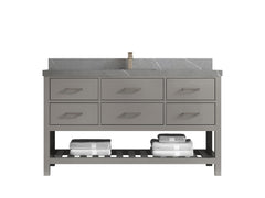 Parker 60 in. W x 22 in. D Single Sink Bathroom Vanity - photo 26