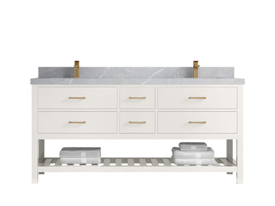 Parker 72 in. W x 22 in. D Double Sink Bathroom Vanity - Willow Bath and Vanity