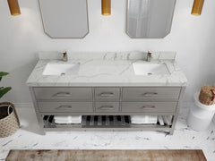 Parker 72 in. W x 22 in. D Double Sink Bathroom Vanity - photo 35