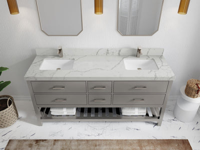 Parker 72 in. W x 22 in. D Double Sink Bathroom Vanity - Willow Bath and Vanity