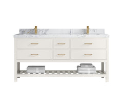 Parker 72 in. W x 22 in. D Double Sink Bathroom Vanity - photo 20