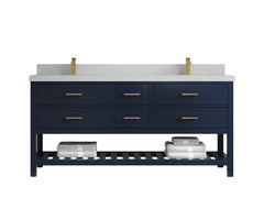Parker 72 in. W x 22 in. D Double Sink Bathroom Vanity - photo 11