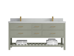 Parker 72 in. W x 22 in. D Double Sink Bathroom Vanity - photo 10