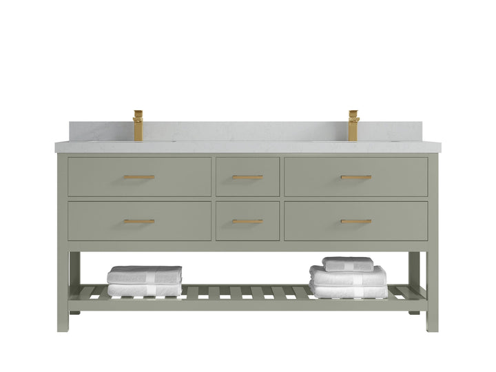 Parker 72 in. W x 22 in. D Double Sink Bathroom Vanity - photo 10