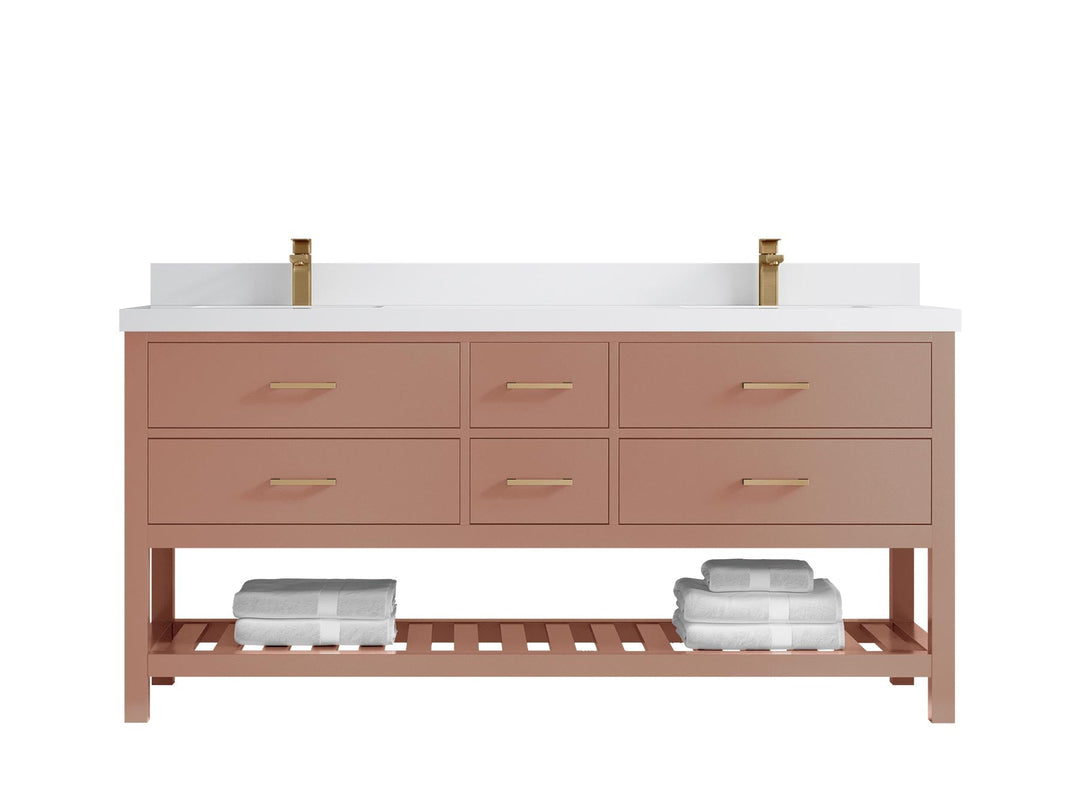 Parker 72 in. W x 22 in. D Double Sink Bathroom Vanity - Willow Bath and Vanity