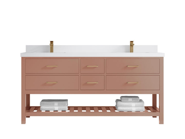 Parker 72 in. W x 22 in. D Double Sink Bathroom Vanity - photo 45