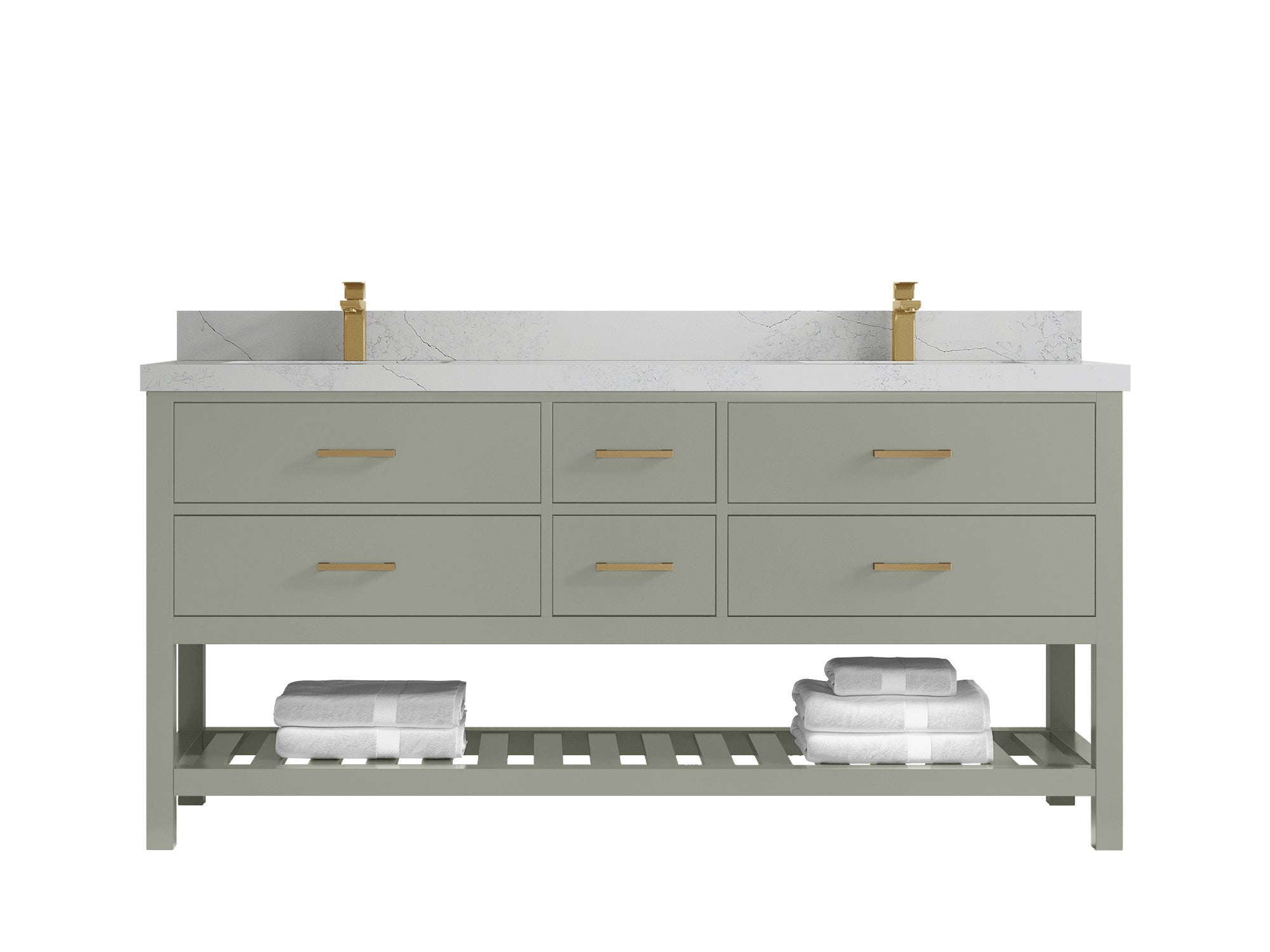 Parker 72 in. W x 22 in. D Double Sink Bathroom Vanity - Willow Bath and Vanity