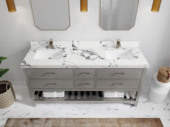 Parker 72 in. W x 22 in. D Double Sink Bathroom Vanity - photo 33