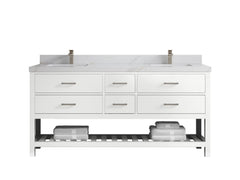 Parker 72 in. W x 22 in. D Double Sink Bathroom Vanity - photo 20