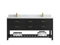 Parker 72 in. W x 22 in. D Double Sink Bathroom Vanity - photo 36