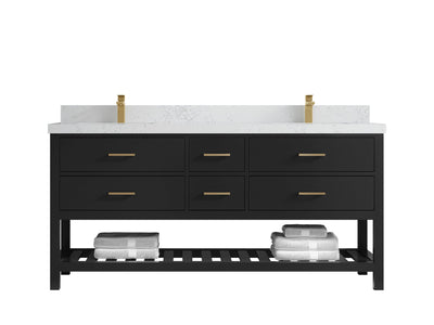 Parker 72 in. W x 22 in. D Double Sink Bathroom Vanity - Willow Bath and Vanity