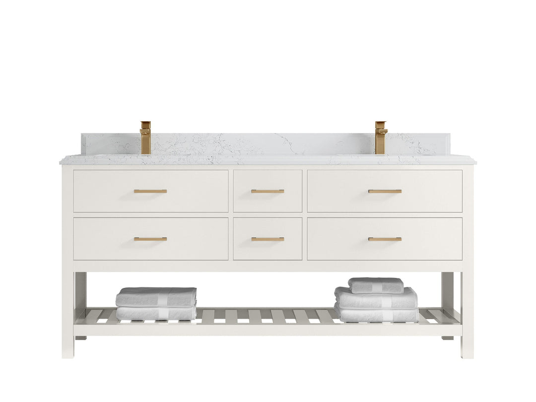 Parker 72 in. W x 22 in. D Double Sink Bathroom Vanity - Willow Bath and Vanity