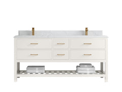 Parker 72 in. W x 22 in. D Double Sink Bathroom Vanity - photo 46
