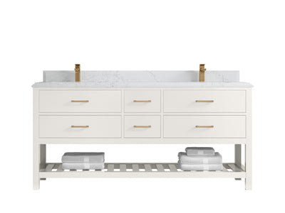 Parker 72 in. W x 22 in. D Double Sink Bathroom Vanity - Willow Bath and Vanity