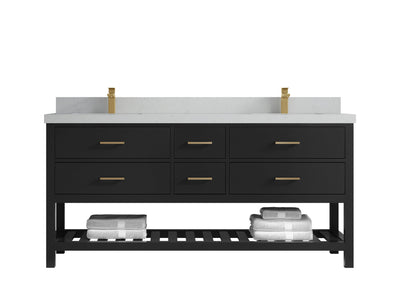 Parker 72 in. W x 22 in. D Double Sink Bathroom Vanity - Willow Bath and Vanity