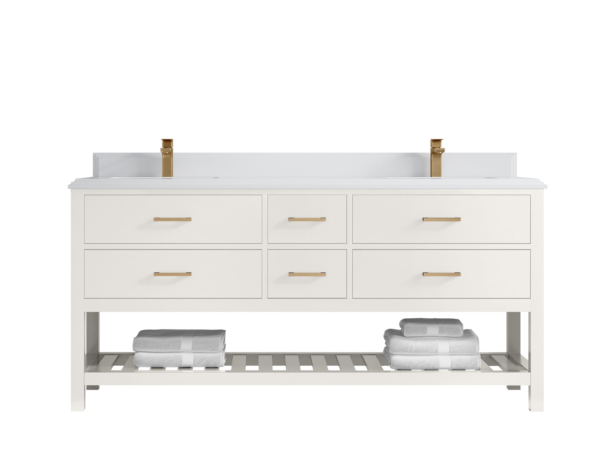Parker 72 in. W x 22 in. D Double Sink Bathroom Vanity - Willow Bath and Vanity