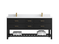 Parker 72 in. W x 22 in. D Double Sink Bathroom Vanity - photo 32