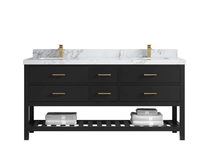 Parker 72 in. W x 22 in. D Double Sink Bathroom Vanity - photo 18