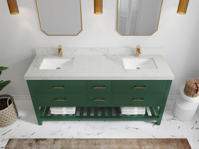 Parker 72 in. W x 22 in. D Double Sink Bathroom Vanity - Willow Bath and Vanity