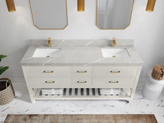 Parker 72 in. W x 22 in. D Double Sink Bathroom Vanity - photo 25