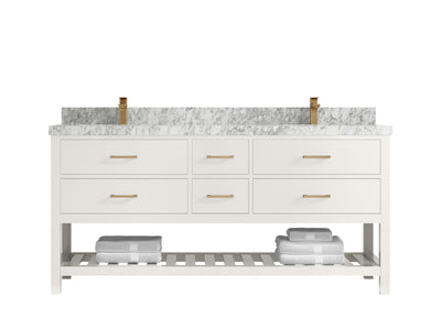 Parker 72 in. W x 22 in. D Double Sink Bathroom Vanity - Willow Bath and Vanity