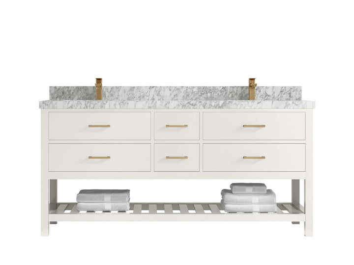 Parker 72 in. W x 22 in. D Double Sink Bathroom Vanity - photo 12
