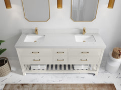 Parker 72 in. W x 22 in. D Double Sink Bathroom Vanity - photo 13