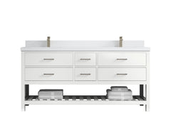 Parker 72 in. W x 22 in. D Double Sink Bathroom Vanity - photo 36
