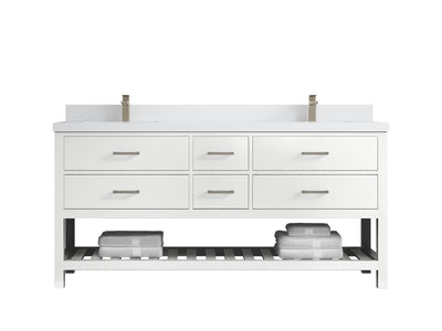 Parker 72 in. W x 22 in. D Double Sink Bathroom Vanity - Willow Bath and Vanity