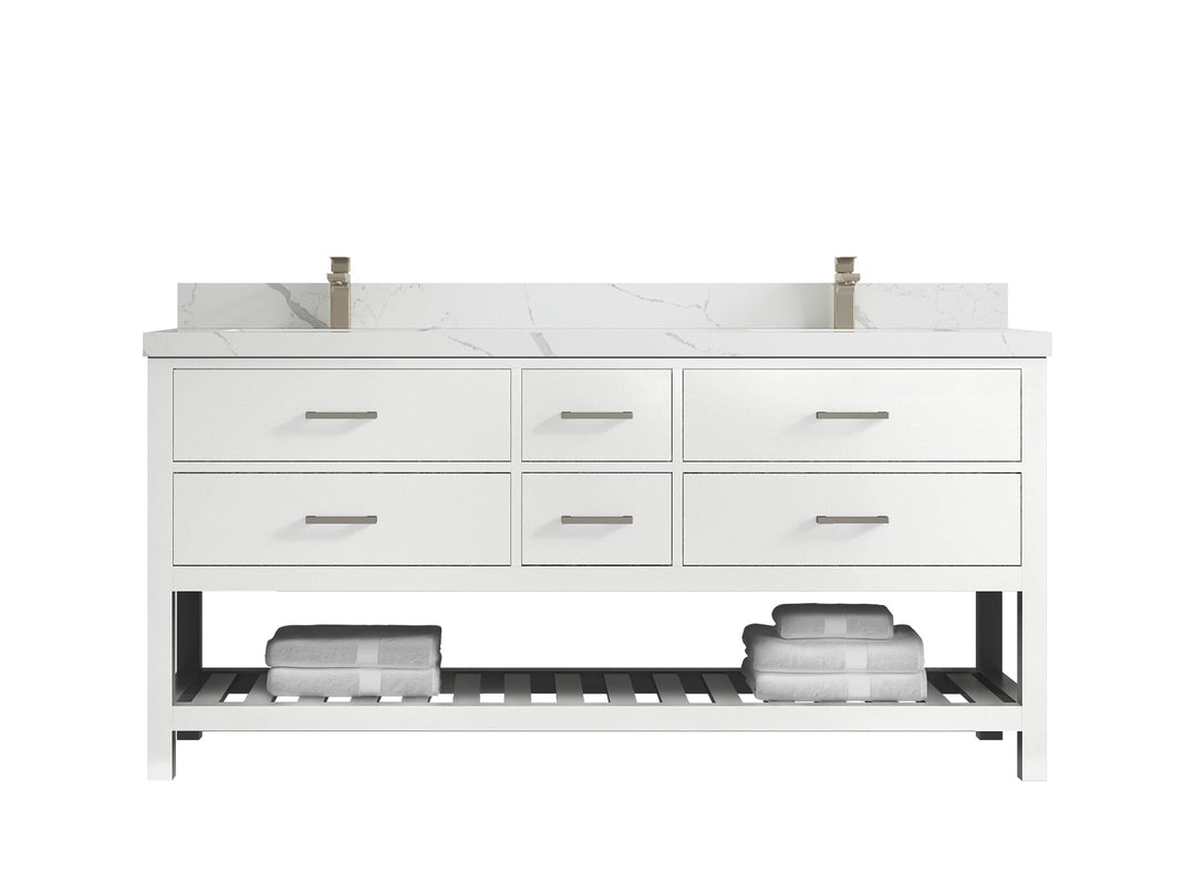 Parker 72 in. W x 22 in. D Double Sink Bathroom Vanity - Willow Bath and Vanity