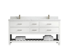 Parker 72 in. W x 22 in. D Double Sink Bathroom Vanity - photo 14