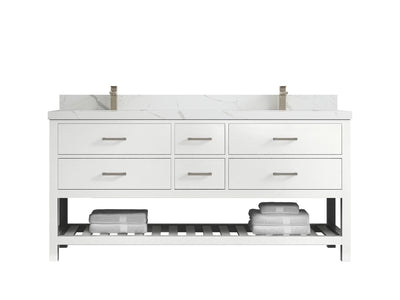Parker 72 in. W x 22 in. D Double Sink Bathroom Vanity - Willow Bath and Vanity