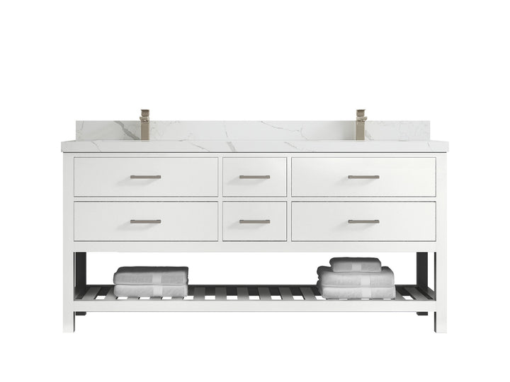 Parker 72 in. W x 22 in. D Double Sink Bathroom Vanity - photo 14